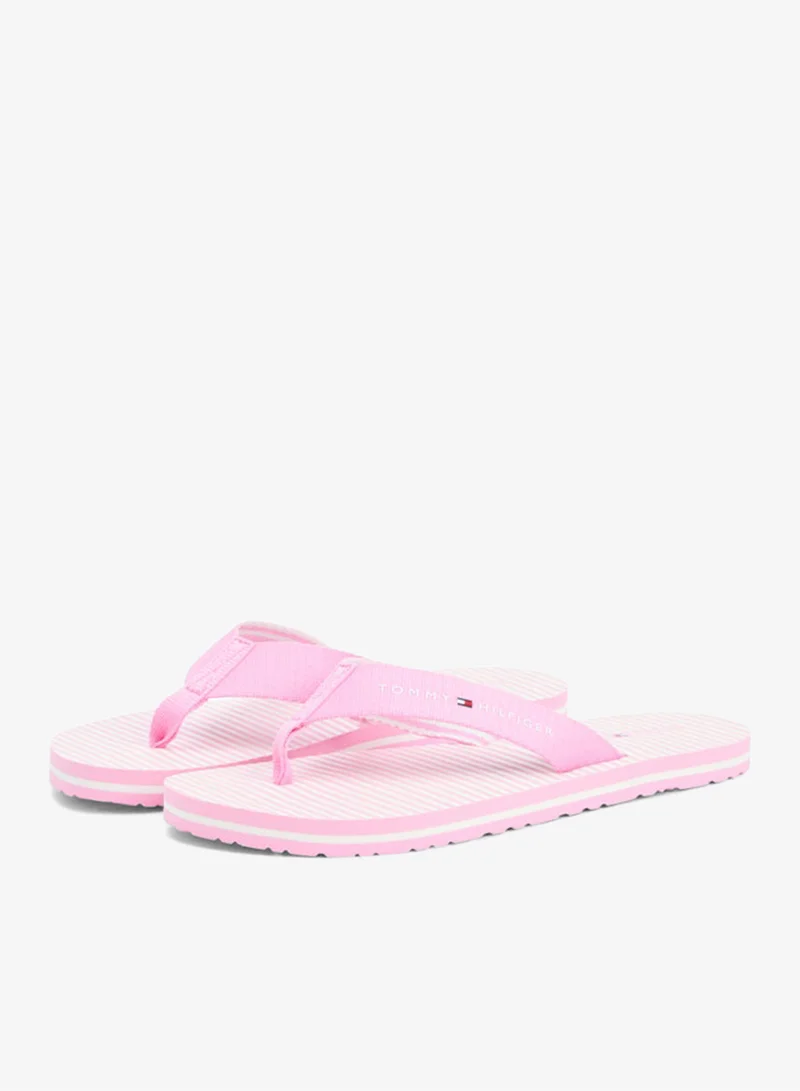 TOMMY HILFIGER  Webbing Strap Ithaca Stripe Flip-Flops for Women | Best Price UAE